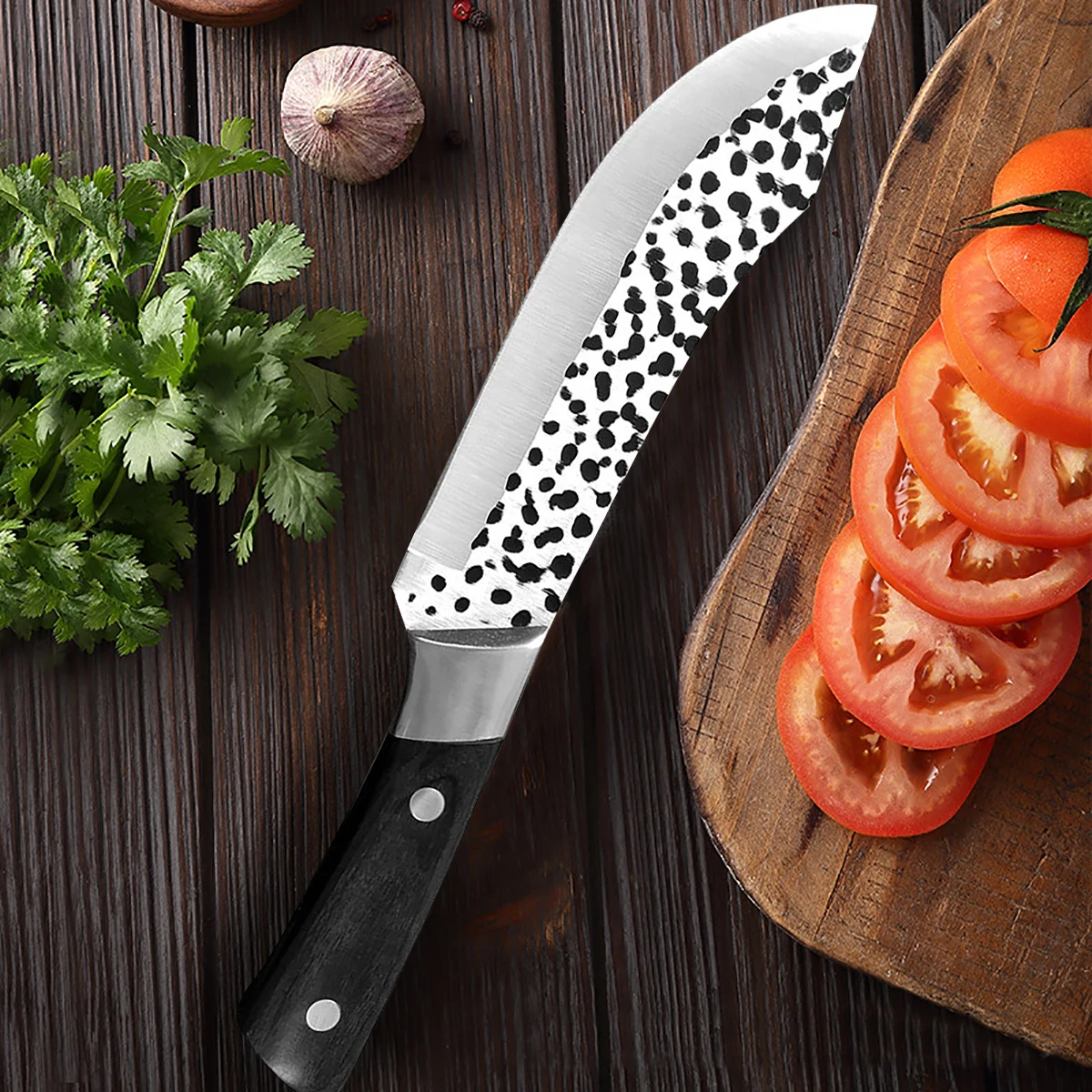 Кованый нож из нержавеющей стали кованый мясника бытовой кухонный для нарезки