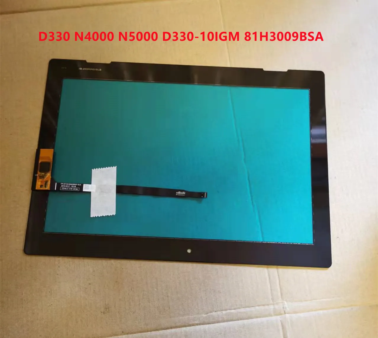 New 10.1" For lenovo IdeaPad D330 N4000 N5000 D330-10IGM 81H3009BSA Touch Screen Glass Panel Replacement