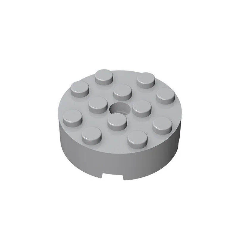 Фото MOC 87081 головоломка из мелких частиц, строительные блоки, аксессуары, 4X4, цилиндрические кирпичи с Blocos De Montar 50 г, 16 шт., игрушки «сделай сам», подарки №5