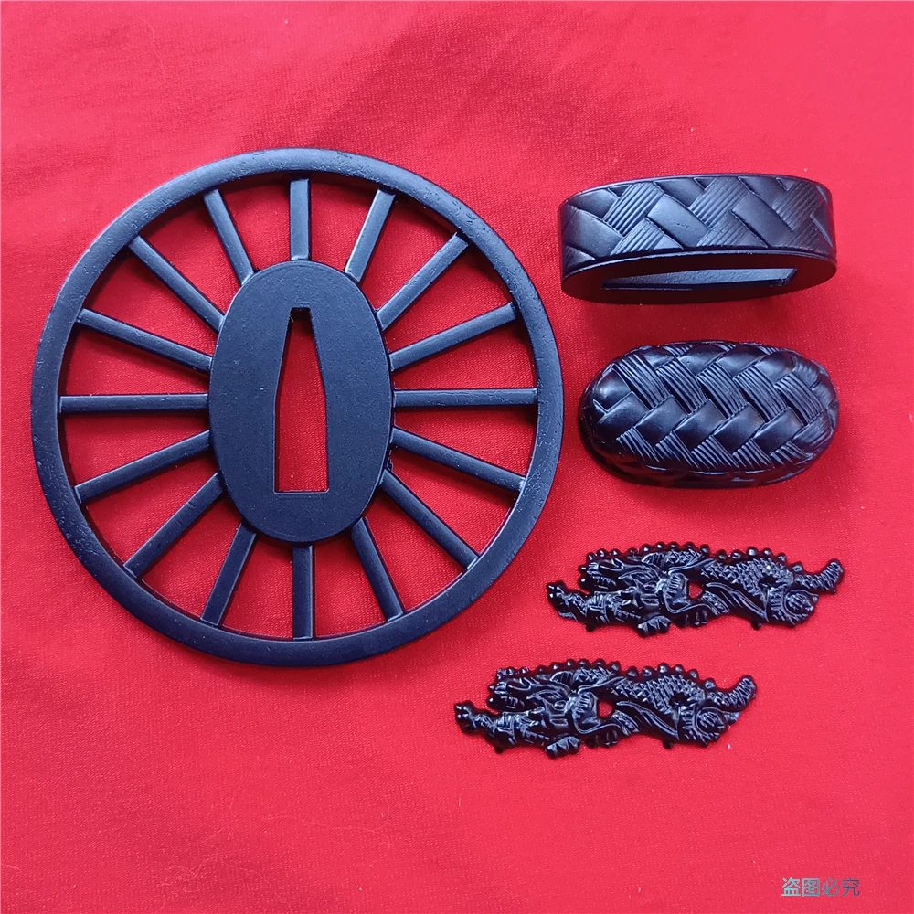 Очень хороший японский набор запчастей Tsuba Fuchi Кашира менюки для японских