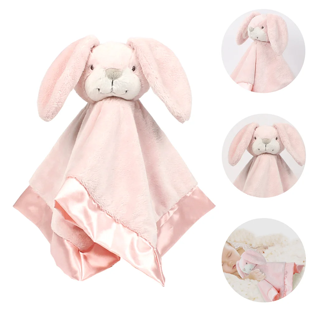 

Newborn Baby Teething Soothing Towel Rabbit Animal Plush Towel