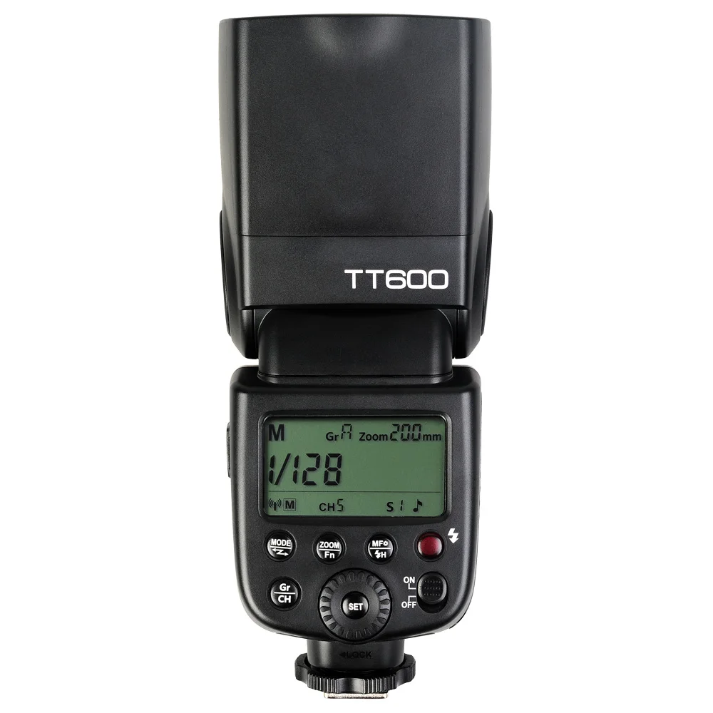 

Вспышка Godox TT600 2.4G Wireless GN60 для фотоаппаратов