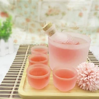 japanese wine glass pot set yellow wine heater wine pot fruit plum wine separator