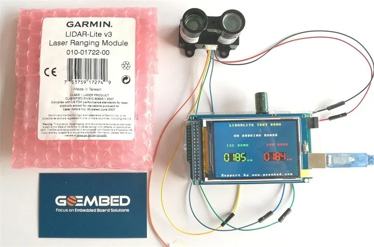 LIDAR Lite V3 Pixhawk lite лазерный датчик оптический расстояния дальномер Дрон плавающий |