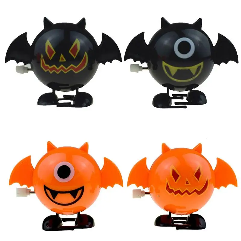

Halloween Wind Up Toy 4pcs Cute Walking Ghost Bat Wind Up Toys Set Halloween Treat Bags Gifts Goody Bag Filler Party Favors
