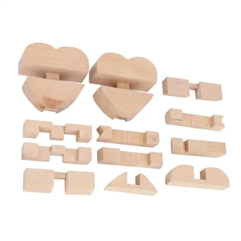 

Puzzle Lock Toy Birthday Gift Unlock Interlock Puzzle for Senior for Home Travel