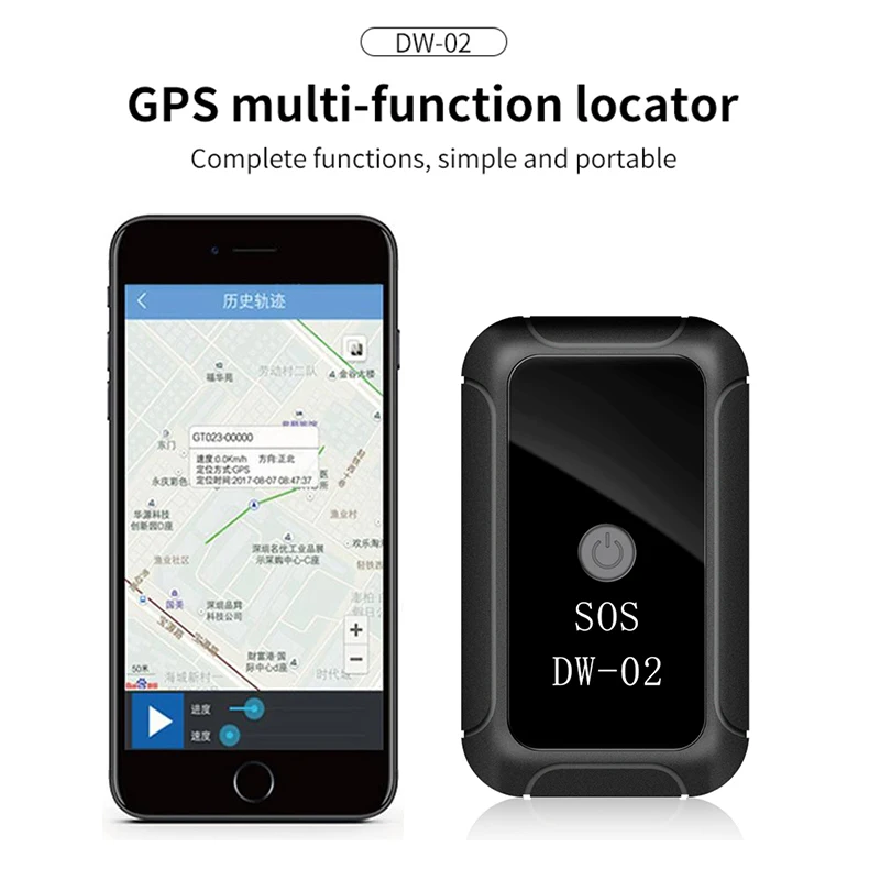 

Mini Car Tracker WIFI GPS Locator Adsorption Recording Anti-theft Anti-Lost Device Voice Control Recording Real Time Tracking