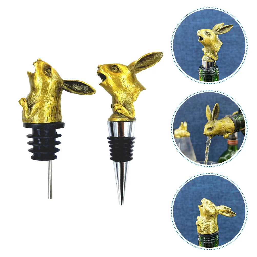 

1 Set Durable Stopper Pourer Decorative Stopper Gadget