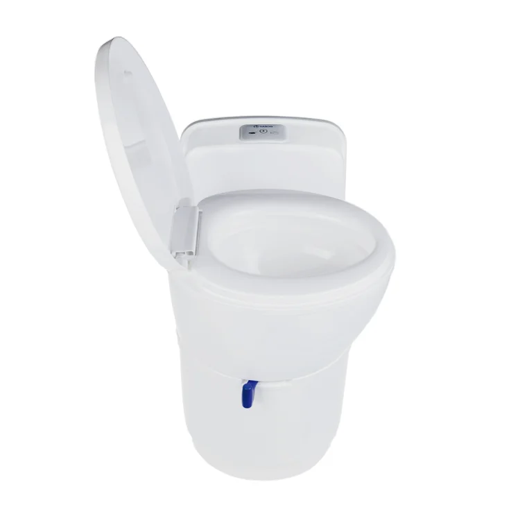 

3,0-л, новый стиль, аксессуары для домов на колесах, кассета, туалет, Электрический Туалет с резервуаром для сточных вод и сервисной дверью