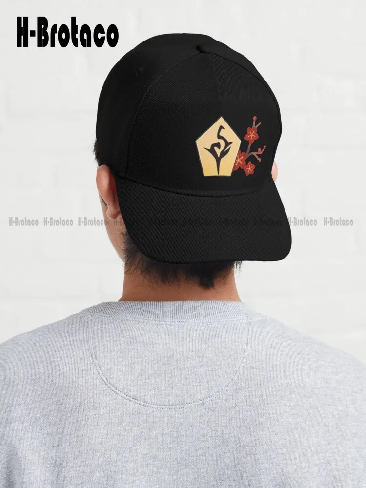 

Genhsin Impact - Hu Tao Baseball Cap Women Hats For Summer Summer Baseball Cap Denim Color Adjustable Quick Dry Mesh Cap Unisex
