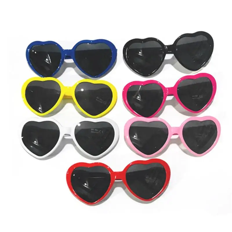 

Women Men Fashion Sunglasses Watch The Lights Change To Heart Shape At Night Love Heart Shaped Effects Glasses Party Gift Props