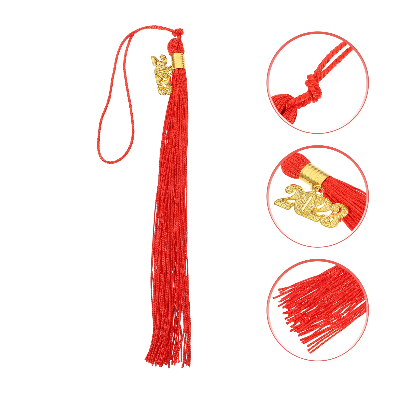 

Graduation Tassels Hat Tassel Fringe Pendants Hats Accessories Caps Polyester Ornaments