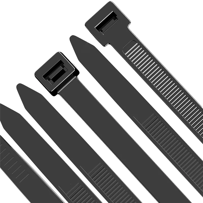 100 Pack Cable Zip Ties Heavy Duty 12 Inch 7.6mm Strong Plastic Wire with 70Kg Tensile Strength UV Resistant