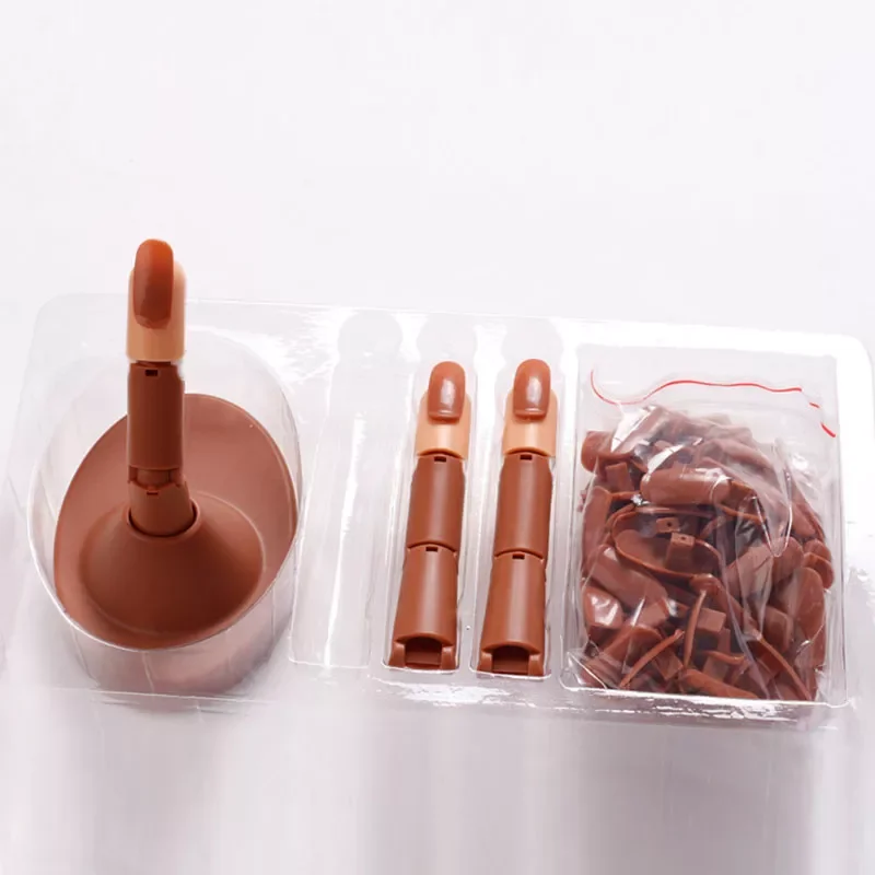 

Nail Training Hand Nail Practice Model With Base Showing Shelf Manicurist Beginner Manipulator Activity Finger Nail Piece Set
