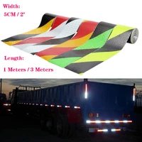 13meter reflective safety warning conspicuity tape film sticker blacklight greenblack whitered whitered yellowblack yellow