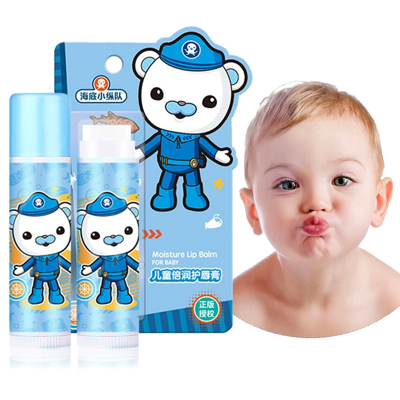 

1PC The Octonauts Children Lip Balm Vaseline Colorless Natural Moisture Long-Lasting Lipstick Long Lasting Moisturizing Lipstick