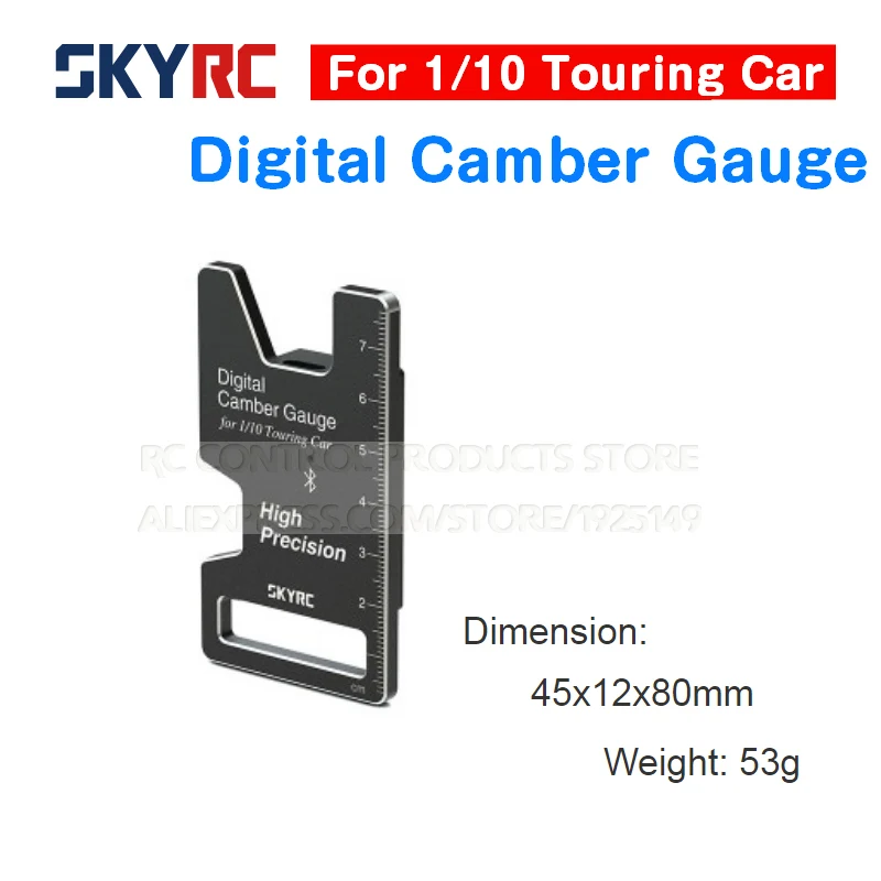 

SKYRC Digital Camber Gauge Built With APP Bluetooth 5.0 Connection For 1/10 Touring Car