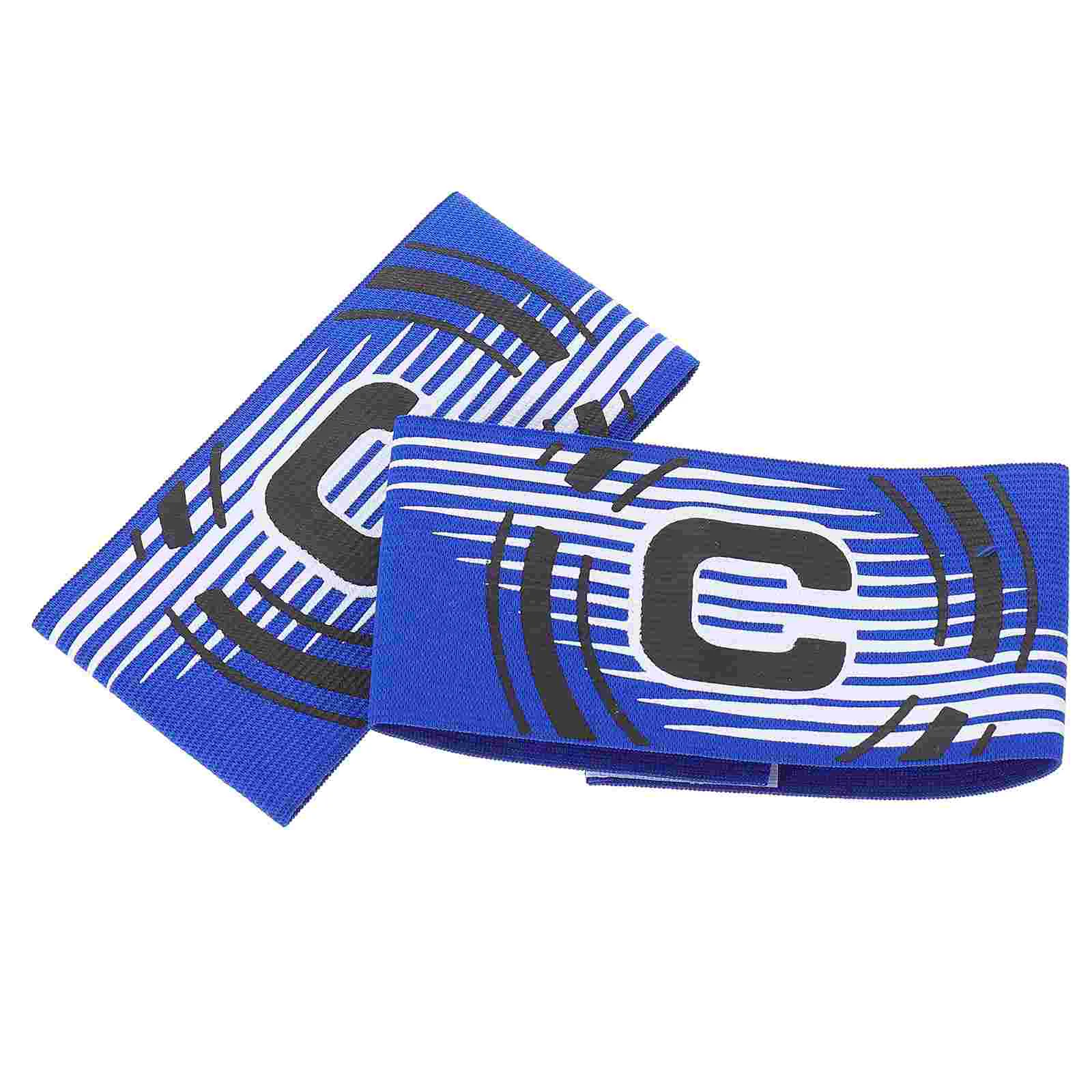 

2Pcs Soccer Teams Armband Captains Paste Armlets Armbands For Soccer Football Leader Armband for Gift