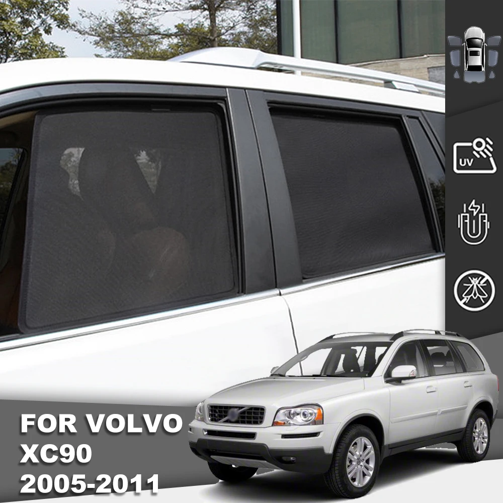 

For Volvo XC90 2002-2014 XC 90 Magnetic Car Sunshade Shield Front Windshield Frame Curtain Rear Baby Side Window Sun Shade Visor
