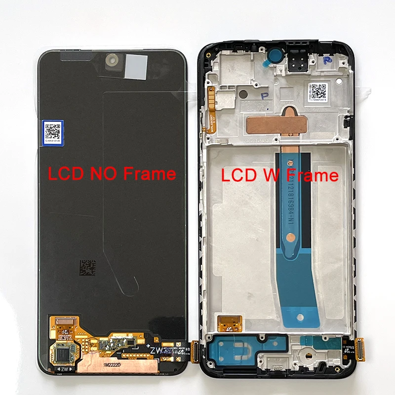 

6.43"Original Amoled For Xiaomi Redmi Note 11S 4G Note 11 4G LCD Display Screen+Touch Screen Digitizer For Poco M4 Pro 4G Frame