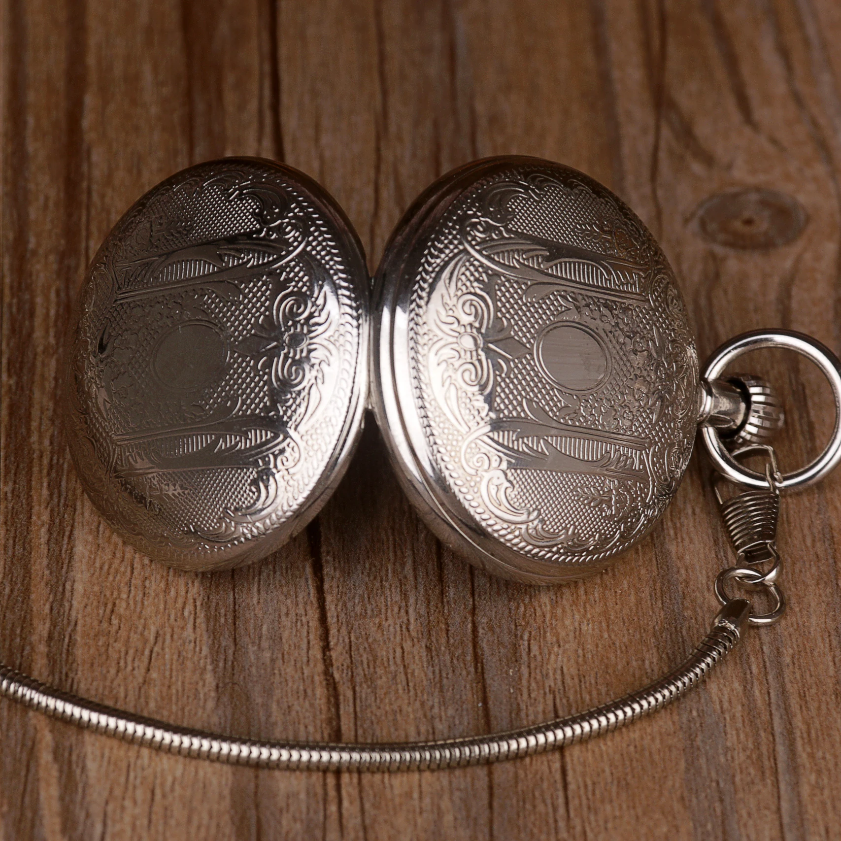 Vintage Mechanical Pocket Watch Roman Numerals Display Round Strap Chain Clock Pendant Gift Men's Ladies