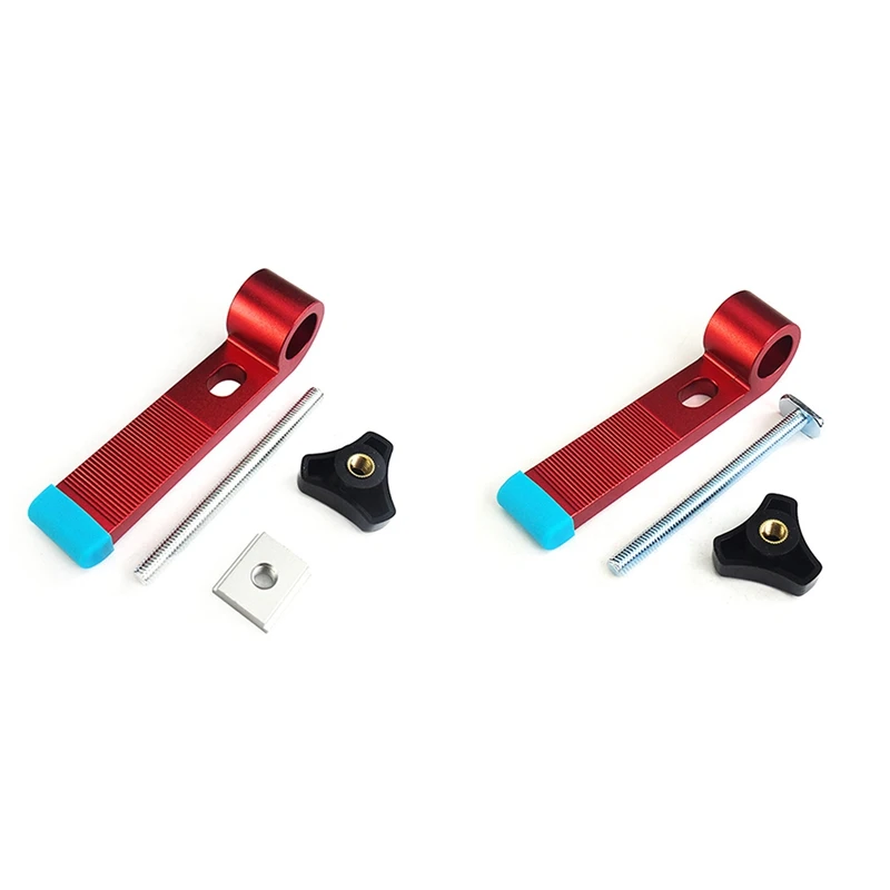 

1Set Universal Clamping Blocks Platen Miter Track Clamping Blocks M8 Screw Woodworking Joint Hand Tools Set