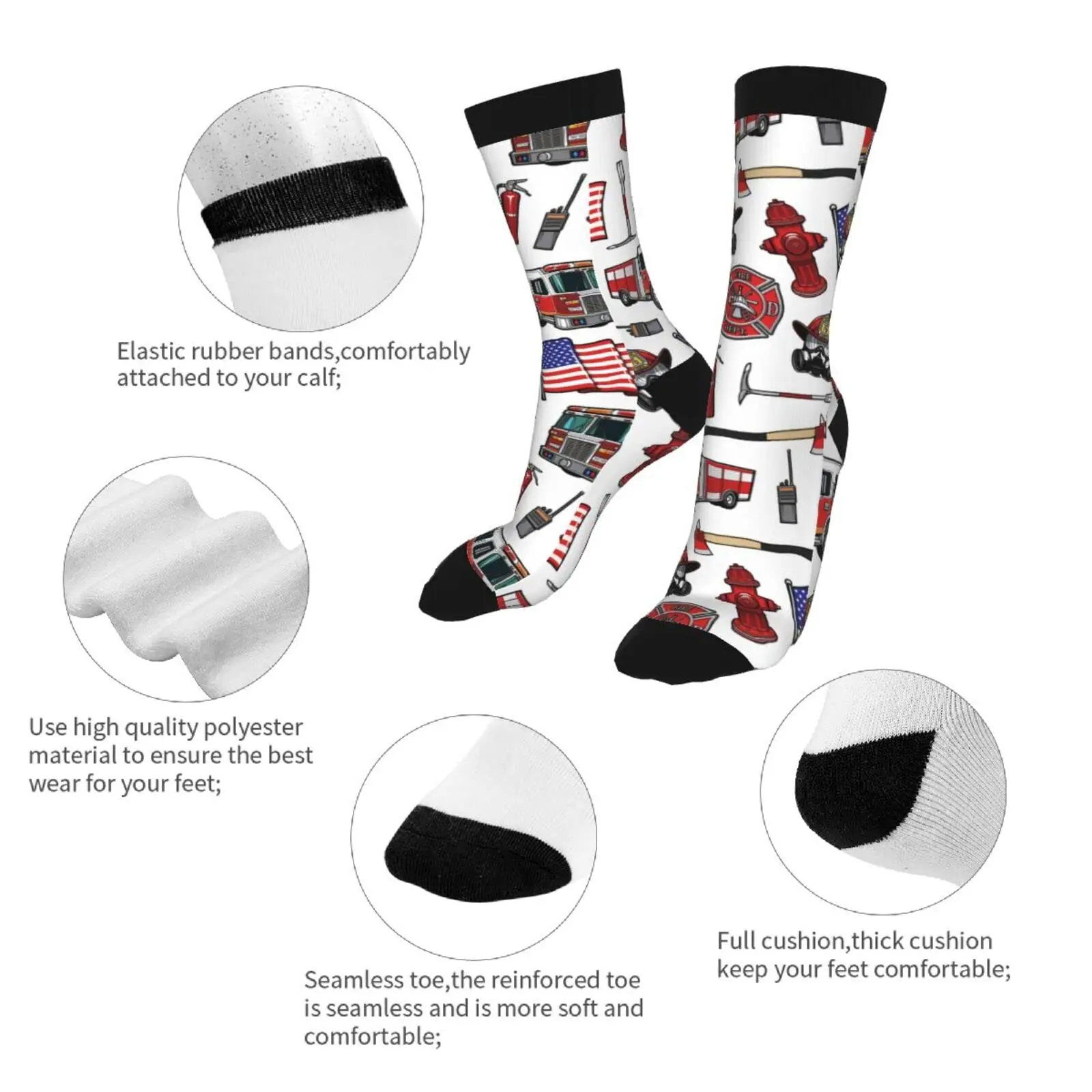 Пожарная машина пламя пожарные пожарный гидрант американский флаг повседневные