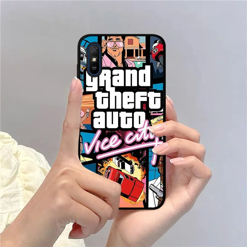 G-GTA 6 G-Grand Theft A-Auto Phone Case For Redmi 5 7 8 9 10 Plus Pro A GO K20 K30 K40 F3 Fundas