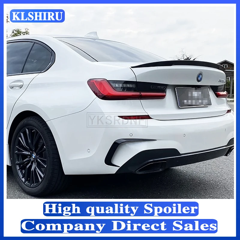 

Для BMW G20 2020 2021 320i 320D Новинка 3 Серии ABS Неокрашенный внешний задний спойлер багажник крыло украшение автомобильный Стайлинг