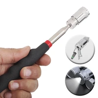 telescopic adjustable magnetic pick up tools grip led light extendable long reach pen handy tool for picking up screws nuts bolt