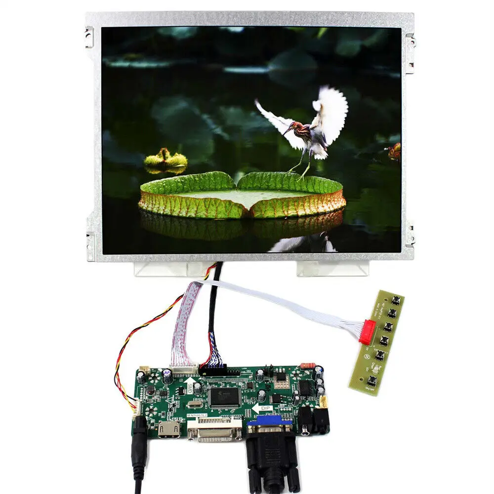 

Плата аудиодрайвера HD MI DVI VGA с 12,1 дюймовой ЖК-панелью M121GNX2 1024x768 20pin