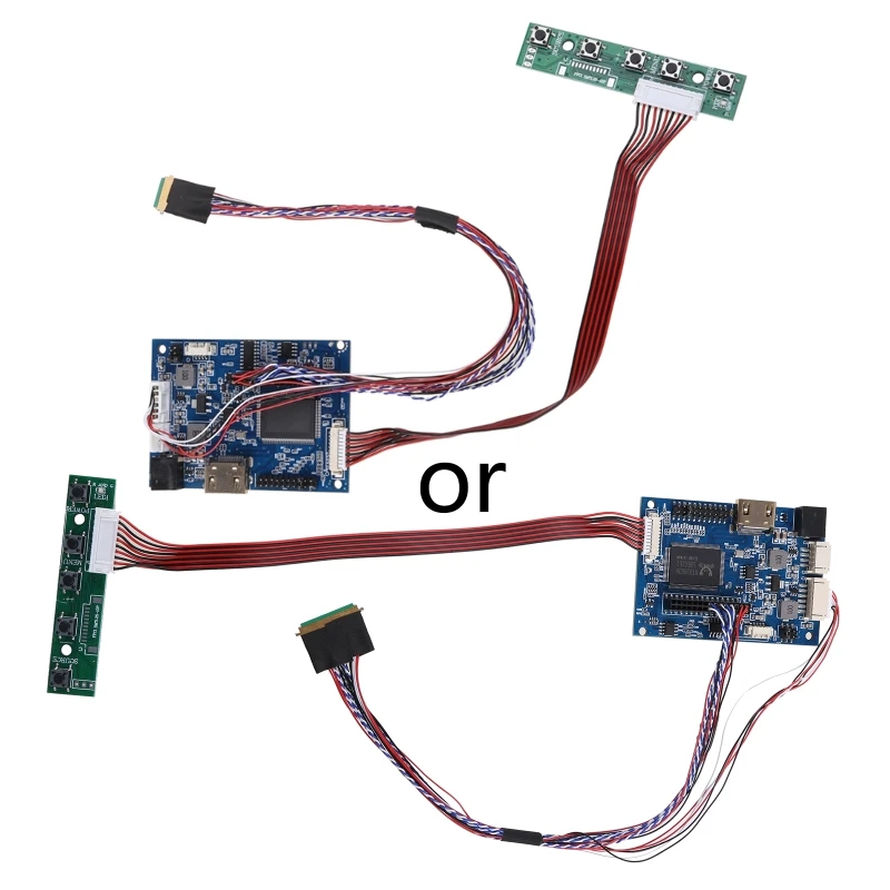 

1Set HDMI-compatible Lvds Controller Board Driver 40 Pins Lvds Cable Kit for Raspberry PI 3 LP156WH2 TLA1 TLE1 1366x768