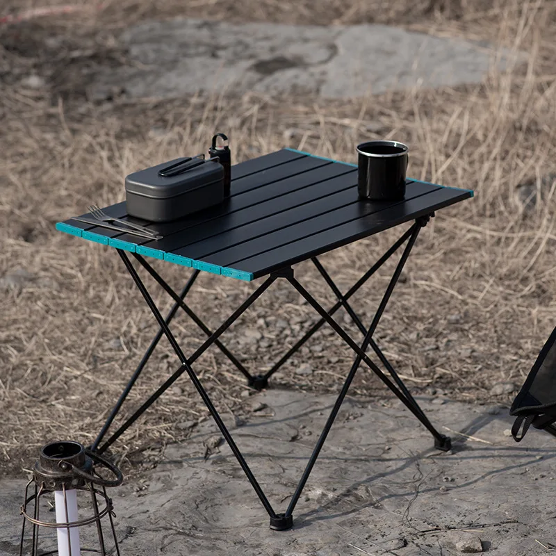 

Outdoor Portable Ultra Light Aluminum Alloy Folding Table Picnic Camping Table Barbecue Self Driving Leisure Furniture