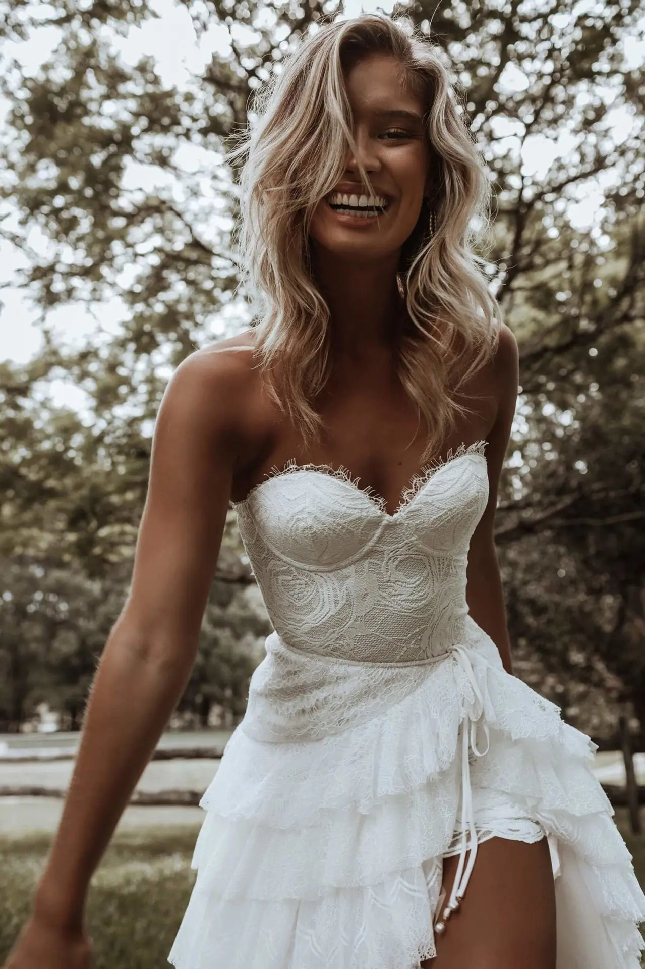 PLEINDI Luxurious Evening Dresses Strapless Asymmetrical Sleeveless Ankle-Length Lace 2022 New of Exquisite Prom Women Dress