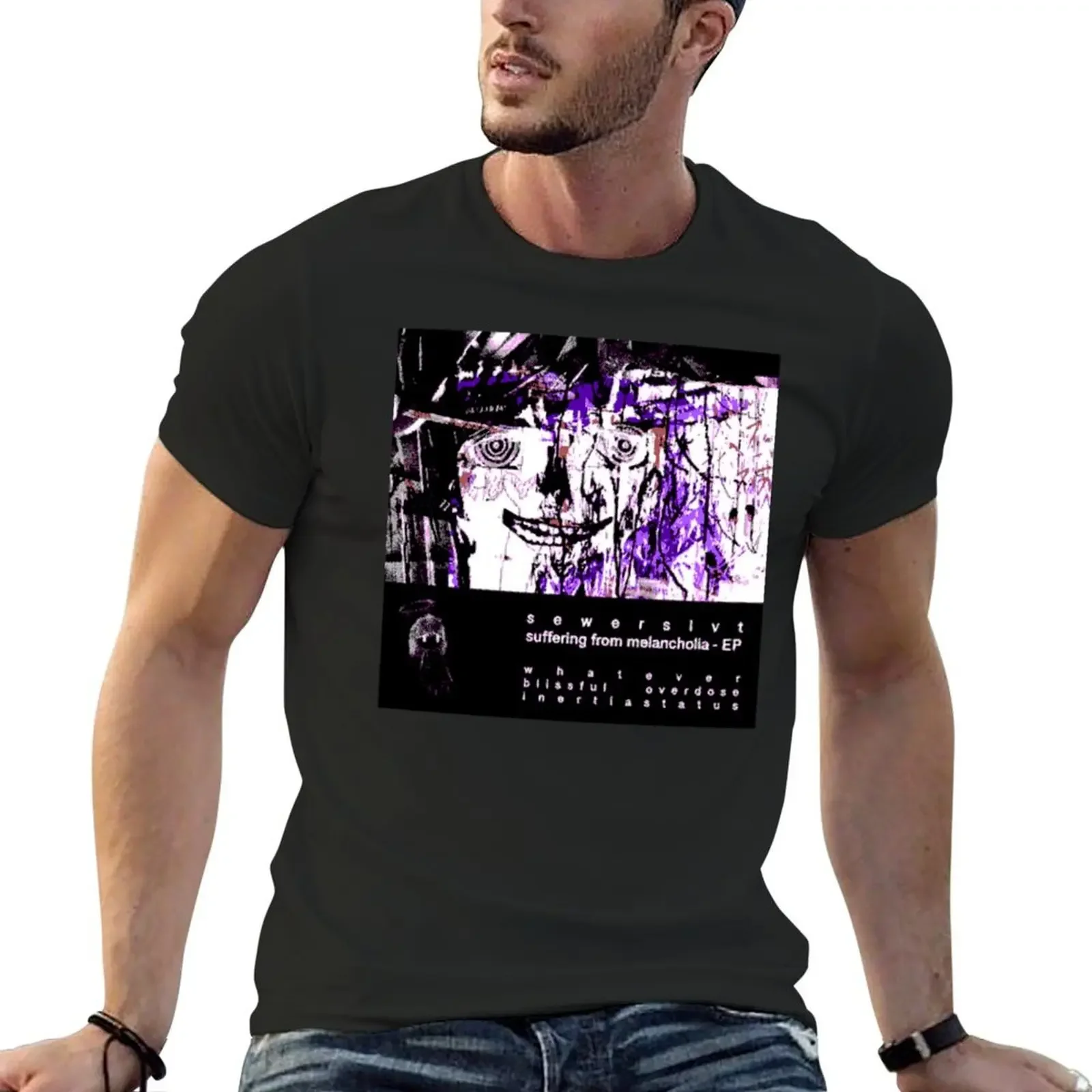 Sewerslvt suffering from Melcholia обложка альбома футболки быстросохнущие летние топы с