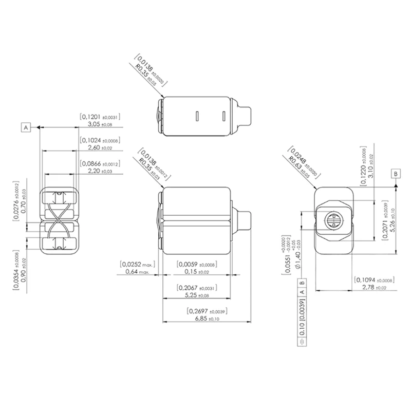 2pcs Sonion 28UAP01 Driver 2800 Series Medium-Low Frequency Speaker Receiver for in-Ear Monitor DIY Earphones (art.: 3920d3f35bb50) - 3920d3f35bb50