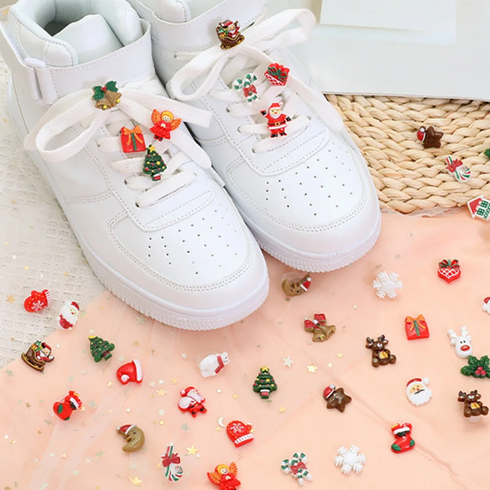 

1 шт., подвеска для обуви в виде Санта-Клауса