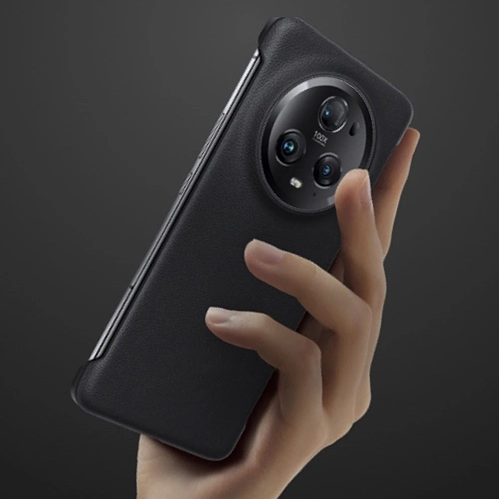 Оригинальный чехол для Huawei Honor Magic 5 Pro из искусственной кожи с перекрестной