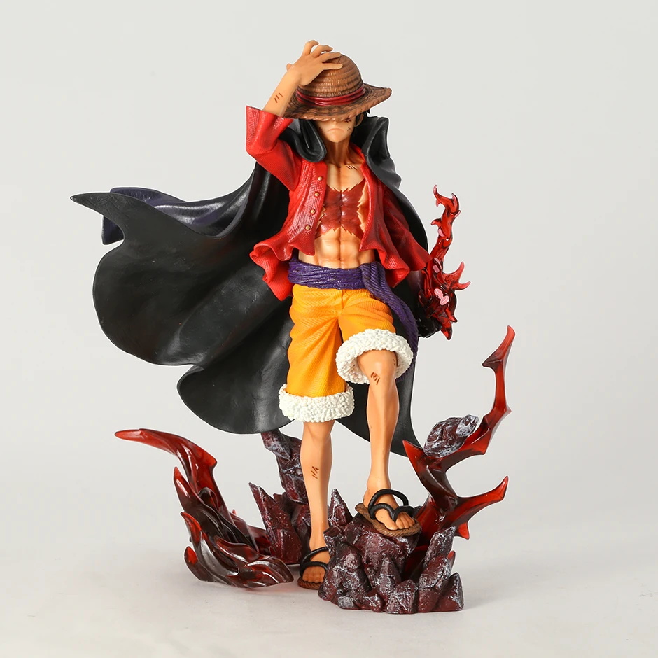 

Figure One Piece Monkey D Luffy Four Emperors GK Statue Figurine Collectible Model Doll