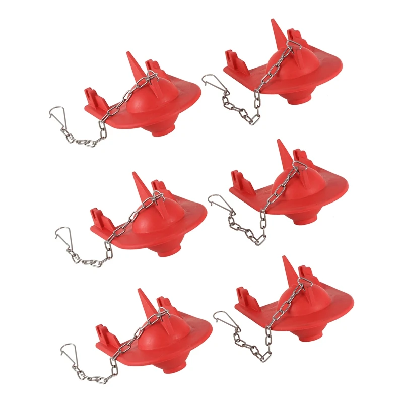 

6 Pack Toilet Flapper Replacement for Kohler Hinge-Style Parts 84995 and 1000490 Flapper Replacement Water Saving