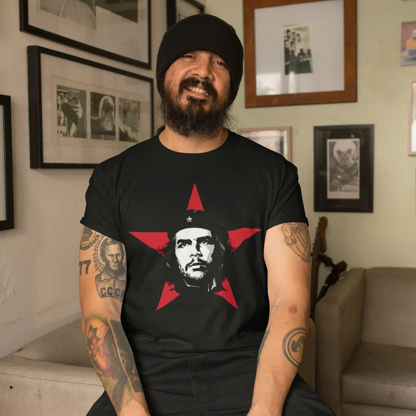Футболка Che Guevara Модная хлопковая футболка с короткими рукавами в стиле