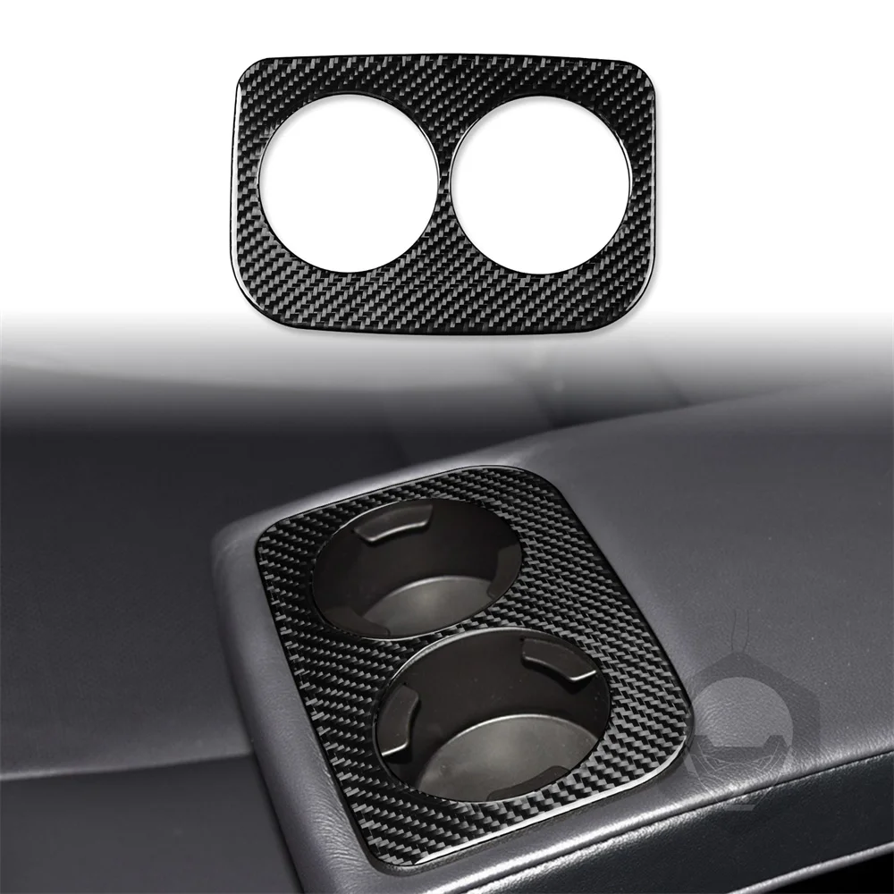 

For Subaru Forester 13-18 Rear Drainage Cup Carbon Fiber Decorative Sticker