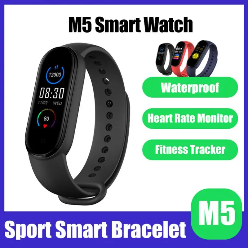 Смарт-часы M5 смарт-браслет спортивный фитнес-трекер Шагомер пульсометр тонометр