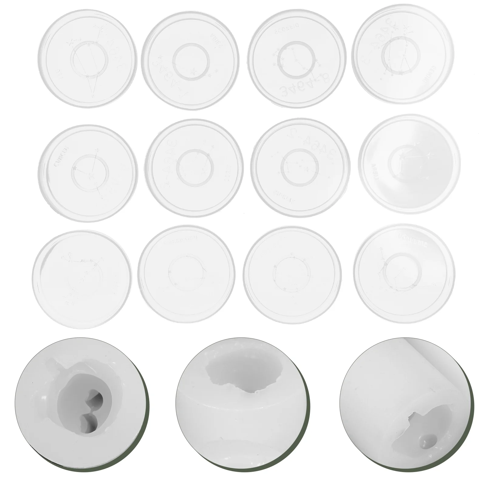 

Mold Diy Coaster Cup Resin Epoxy Round Molds Coasters Constellationpad Silicone Craft Making Shape Mat Pads