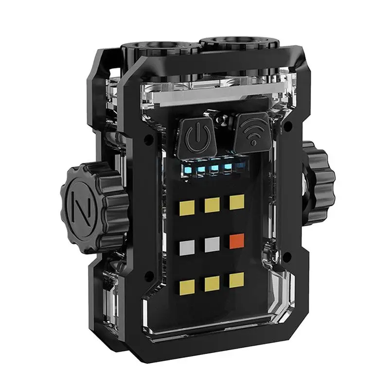 

Mini Keychain Light 800 Lumens Rechargeable Waterproof Magnetic Warning Light For Cave 6 Brightness Levels 600mAh Dual LED