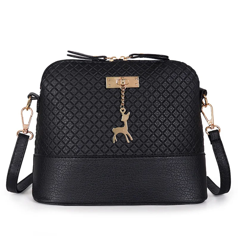 

New Women Messenger Bags Fashion Mini Bag with Deer Toy Shell Shape Bag Women Shoulder Bags Handbag PU Leather Totes Trends 2023