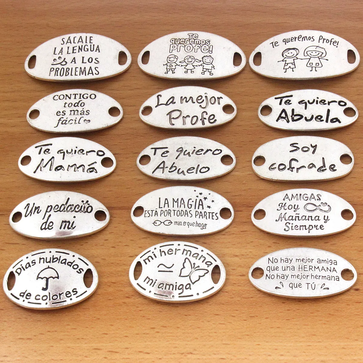 5 шт. подвеска мама 38x19 мм 23x43 |