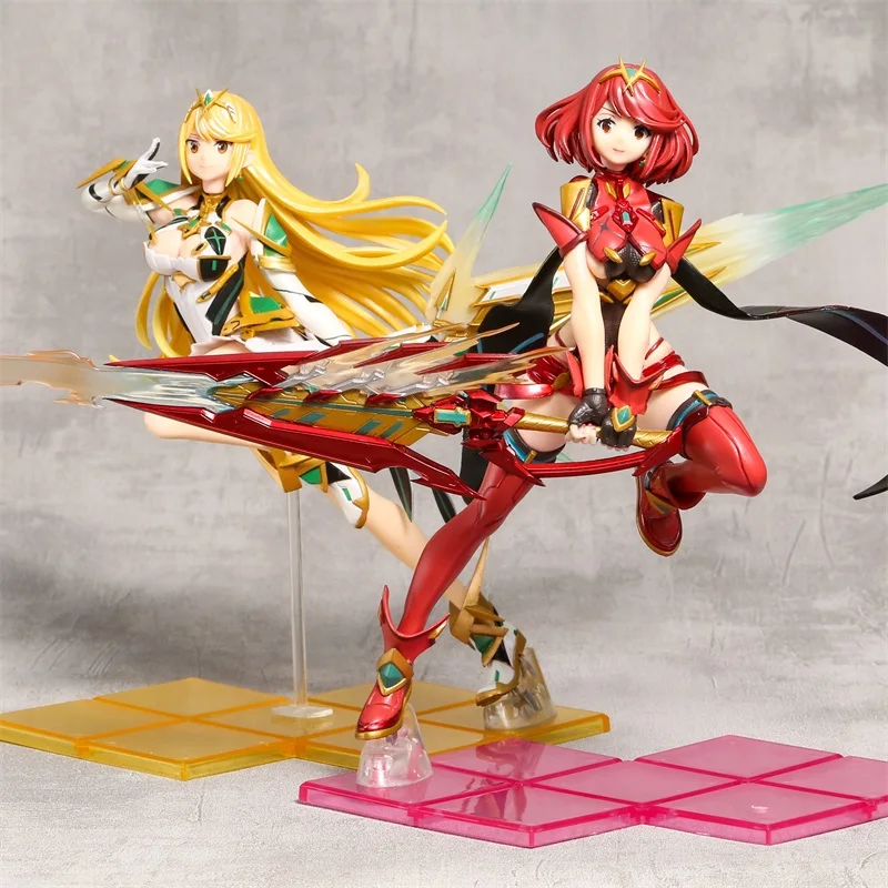

Xenoblade Chronicles 2 Hikari Mythra / Pyra Homura PVC Figure Model Toy Collection Display Doll