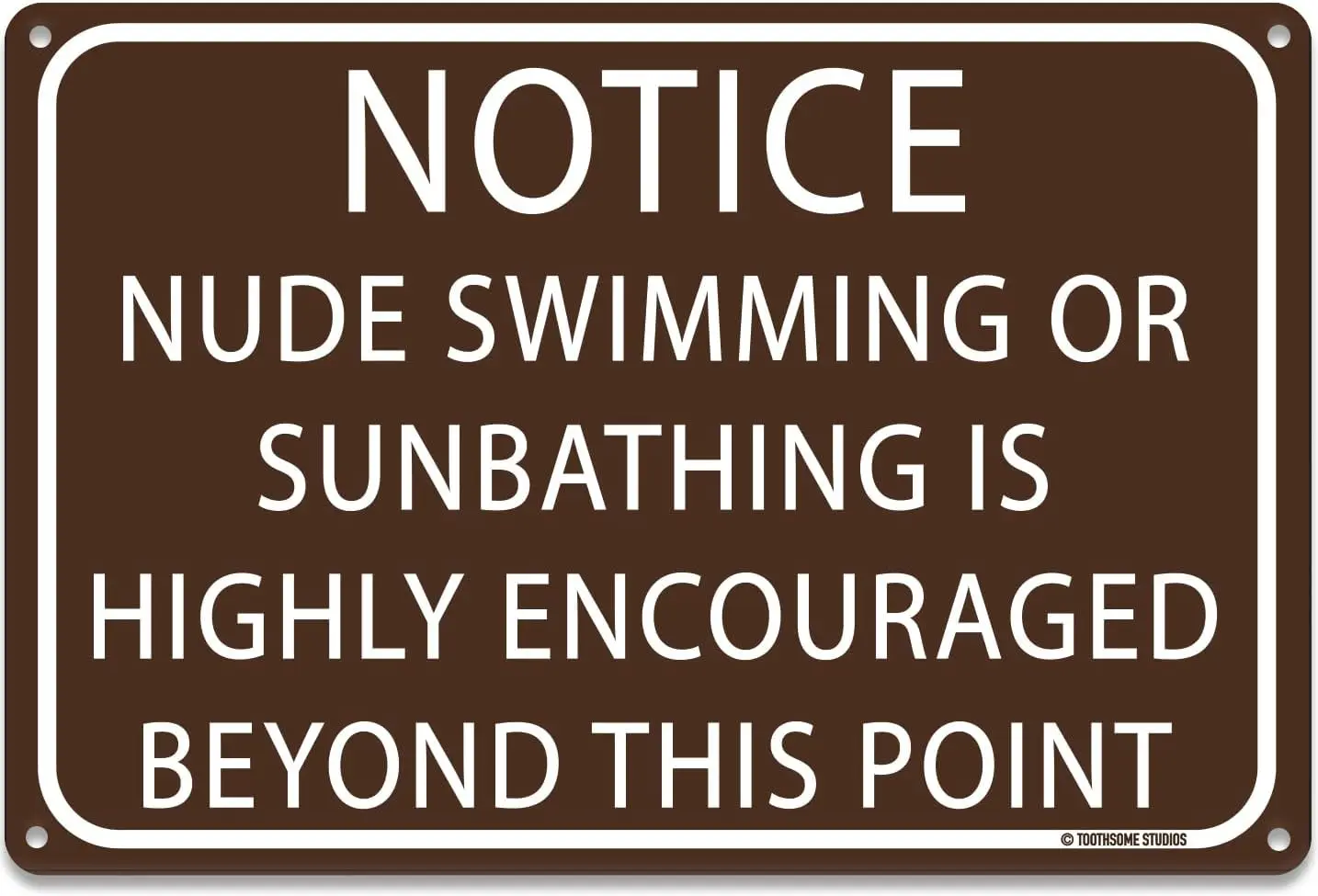 Обнаженный бассейн или загар 12x8 дюймов Забавный семейный декор для бассейна