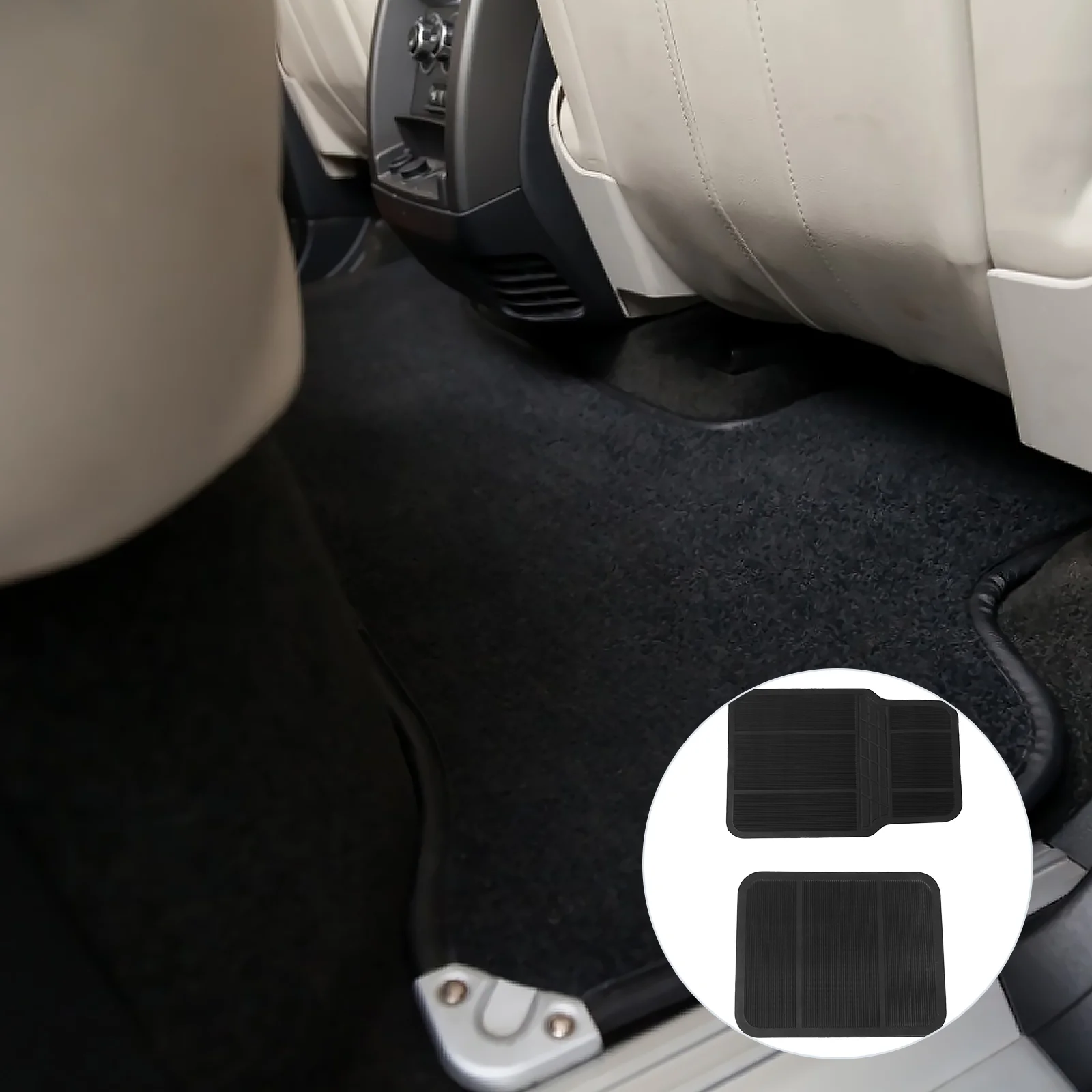 

4 шт., водонепроницаемые коврики для автомобиля, из ПВХ